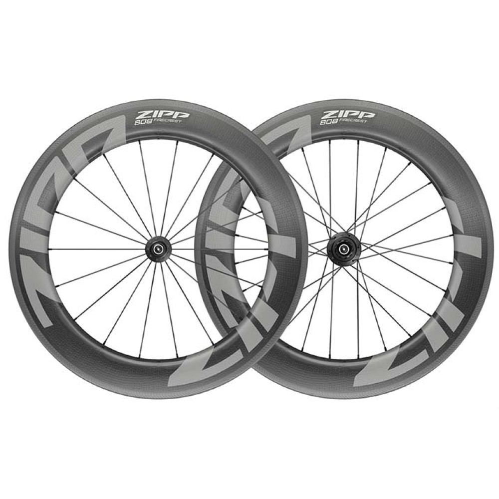 ZIPP 808 FIRECREST CARBON RIM BRAKE TUBELESS WHEELSET